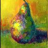 "Solo Pear", 8"x10" in float frame, SOLD