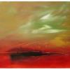 "Horizon", 20"x20", Acrylic on gallery canvas.  $520