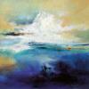 "Peaceful Turbulence" , Acrylic on gallery canvas, 24"x24", $720